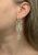 Art Deco Inspired Emerald and Diamond Earrings