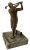 Art Deco Figural Golf Trophy Presented 1932
