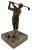 Art Deco Figural Golf Trophy Presented 1932