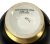 Art Deco Grosvenor China Black Matte & Gold Coffee Cups & Saucers