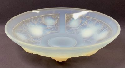 Art Deco Julien France Opalescent Bowl