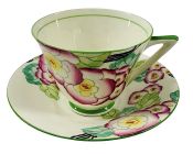 Art Deco Royal Doulton Plaza Teacup & Saucer