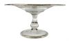 Art Deco Silver Overlay Pedestal Dish