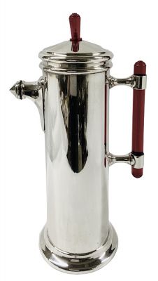 Art Deco Silver Plate & Bakelite Cocktail Shaker