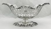 Art Nouveau Sterling Silver Pedestal Bowl Dated 1911, Made For Ryrie Brothers