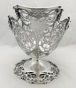 Art Nouveau Sterling Silver Pedestal Bowl Dated 1911, Made For Ryrie Brothers