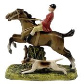 Austrian Cold Painted Spelter Fox Hunting Group