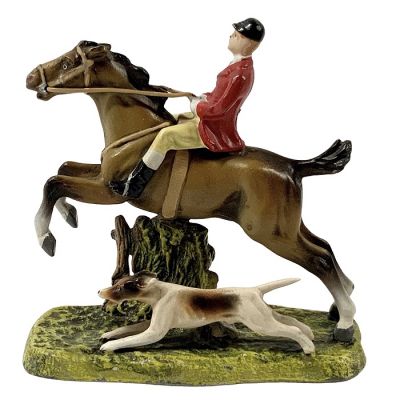 Austrian Cold Painted Spelter Fox Hunting Group