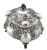 Baroque Inspired 830 Fine Silver Norwegian Sugar Box