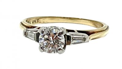 Birks Vintage Diamond Engagement Ring