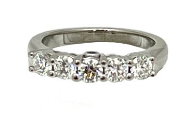 Birks Vintage Diamond and Sapphire Ring