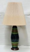 Bitossi Art Pottery Table Lamp
