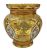 Bohemian Crystal Vase With Hand Enamelled Floral Panels