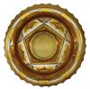 Bohemian Crystal Vase With Hand Enamelled Floral Panels