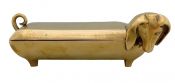 Brass Dachshund Table Box