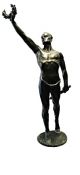 Bronze Warrior Sculpture 