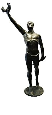 Bronze Warrior Sculpture 