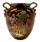 Carlton Ware Rouge Royale New Mikado Vase
