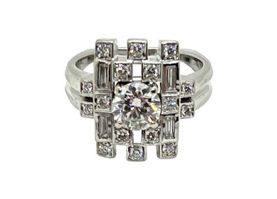 Contemporary Diamond Ring