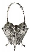 Continental Silver Basket With Putto