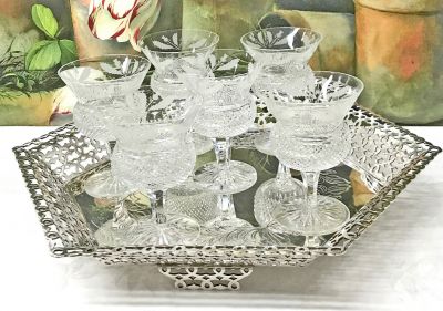 Edinburgh Crystal Thistle Pattern