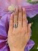 Edwardian Style 3 Sapphire and Diamond Engagement Ring