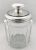 Edwardian Sterling Silver & Cut Glass Covered Jar