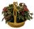 Enamelled Miniature Strawberry Plant / Basket