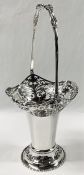 English Sterling Silver Brides Basket, London 1926