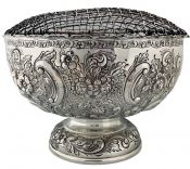 English Sterling Silver Pedestal Rose Bowl / Presentation Trophy