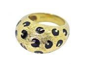 FRED Paris Vintage Domed Enamel Ring