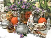 Fall Favourites, Brown Transfer Ware & English Pewter