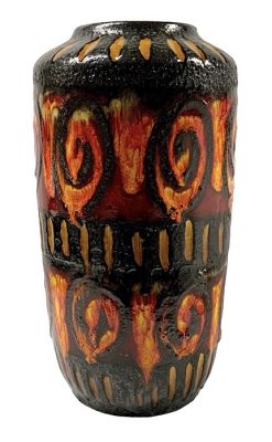 Fat Lava West German Floor Vase