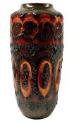 Fat Lava West German Floor Vase