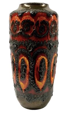 Fat Lava West German Floor Vase