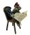 Fritz Bermann Cold Painted Bronze Miniatrue Of A Cat Reading The Newspaper