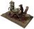 Fritz Bermann Cold Painted Bronze Miniature Of A Cat And Dog Playing Chess