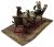 Fritz Bermann Cold Painted Bronze Miniature Of A Cat And Dog Playing Chess