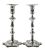 George II Style Sterling Silver Candlesticks 
