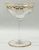 Gilded Wreath Motif Champagne Coupes