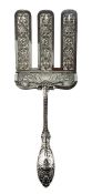 Henniger & Co. Silver Plate Renaissance Revival Asparagus Server