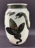 Kosta Boda Hand Painted Art Glass Vase by Ulrica Hydman-Vallien