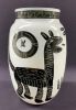Kosta Boda Hand Painted Art Glass Vase by Ulrica Hydman-Vallien