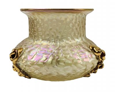 Loetz Nautilus Iridescent Glass Vase