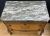 Louis XVI Style Fruitwood Inlay Commode With Marble Top