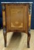 Louis XVI Style Fruitwood Inlay Commode With Marble Top
