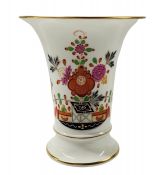 Meissen Floral Trumpet Vase