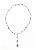 Modern Amethyst Tourmaline and Iolite Necklace
