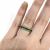 Modern Emerald and Diamond Eternity Band
