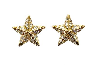 Modern 5-Point Star Earrings